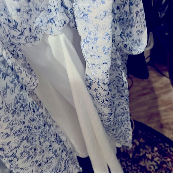 NWT No Boundaries Large blue and white sundress - Picture 4 of 7